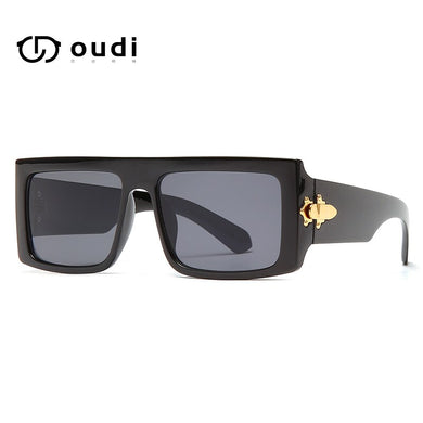 2023 Woman Trending Vingtage Retail Wide Plastic  Sunglasses Shades Rectangle Oversize 2023