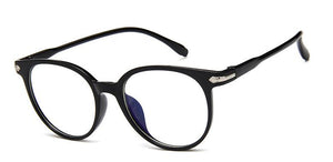 Women Glasses Frame Men Anti Blue Light Eyeglasses Frame Vintage Round Clear Lens Glasses Optical Spectacle Frame
