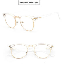 Load image into Gallery viewer, 2023 Women Half Metal Glasses Frame Men Eyeglasses Frame Vintage SquareClear Glasses Optical Spectacle Frame spectacles