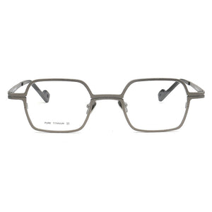 2022 Women Pure Titanium Glasses Frames Men Square Eyeglasses Frames Optical Metal Light Eyeglass Frames Blue Red Prescription