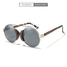 Load image into Gallery viewer, 2023 Wooden Bamboo Round Sunglasses For Men And Women Polarized Lens Glasses Brand Designer