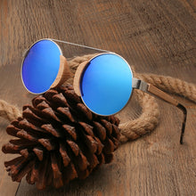 Load image into Gallery viewer, 2023 Wooden Bamboo Round Sunglasses For Men And Women Polarized Lens Glasses Brand Designer