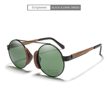 Load image into Gallery viewer, 2023 Wooden Bamboo Round Sunglasses For Men And Women Polarized Lens Glasses Brand Designer