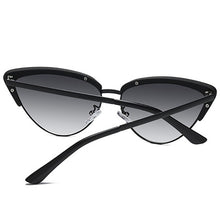 Load image into Gallery viewer, 2023 cat&#39;s eye women&#39;s Sunglasses plastic metal mixed frame sunglasses street shooting European and American Sunglasses