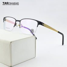 Load image into Gallery viewer, 2023 Brand Square titanium glasses frame men eye glasses frames for men spectacle frames myopia prescription eyeglasses