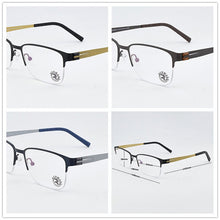 Load image into Gallery viewer, 2023 Brand Square titanium glasses frame men eye glasses frames for men spectacle frames myopia prescription eyeglasses