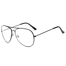 Carica l&#39;immagine nel visualizzatore di Gallery, 2023 Occhiali da vista unisex grandi rotondi oversize con lenti trasparenti Occhiali da vista vintage retrò con montatura in metallo Occhiali in lega solida 
