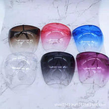 Load image into Gallery viewer, 2022 futuristic Men's Women's Faceshield Protective Goggles Blocc Glasses Anti-Spray Mask big oversized square sunglasses uv400