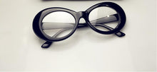 Load image into Gallery viewer, 2023 goggle Kurt Cobain glasses oval sunglasses ladies trendy  Vintage retro sunglasses Women&#39;s white black eyewear UV