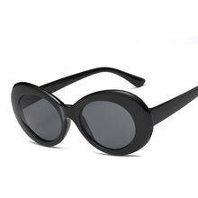 Load image into Gallery viewer, 2023 goggle Kurt Cobain glasses oval sunglasses ladies trendy Vintage retro sunglasses Women&#39;s white black eyewear UV