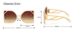 2023 gorgeous and avant-garde cat-eye shape sunglasses for men and women, personality, , series