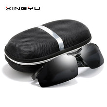 Load image into Gallery viewer, 2023 men&#39;s Aluminium Magnesium frame polarized sunglasses outdoor metal frame sport sunglasses Windproof glasses