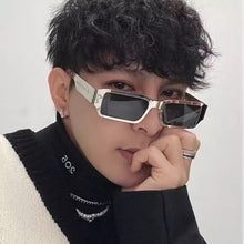 Load image into Gallery viewer, 2023 metal small frame men and women sunglasses punk rectangular personality men&#39;s sunglasses UV400 women&#39;s sunglasses