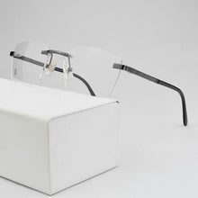 Load image into Gallery viewer, 2023 Brand Rimless eyeglasses women Square Glasses Frame men myopia computer spectacle frames Vintage Handmade designer nerd