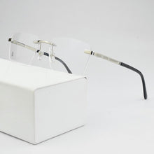Load image into Gallery viewer, 2023 Brand Rimless eyeglasses women Square Glasses Frame men myopia computer spectacle frames Vintage Handmade designer nerd