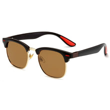 Carica l&#39;immagine nel visualizzatore di Gallery, 2022  Classic retro  polarized sunglasses Men Women BRAND DESIGN rice nail square half frame driver driving sunglasses UV400