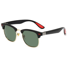 Carica l&#39;immagine nel visualizzatore di Gallery, 2022  Classic retro  polarized sunglasses Men Women BRAND DESIGN rice nail square half frame driver driving sunglasses UV400
