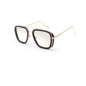 2023 European and American sunglasses, trendy square sunglasses, European and American retro punk glasses