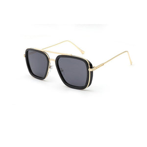2023 European and American sunglasses, trendy square sunglasses, European and American retro punk glasses