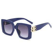 Load image into Gallery viewer, 2022 new European and beautiful brand sunglasses fashion men&#39;s square big frame sunglasses UV400 driving retro sunglasses