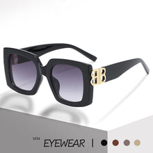 Load image into Gallery viewer, 2022 new European and beautiful brand sunglasses fashion men&#39;s square big frame sunglasses UV400 driving retro sunglasses