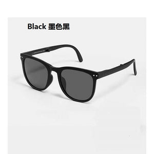 2023  Folded sunglasses Light sunglasses Women  Sunglasses Small Frame Round Driving Retro Outdoor Glasses UV400
