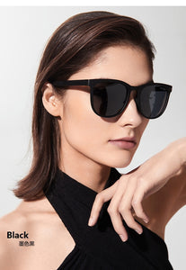 2023  Folded sunglasses Light sunglasses Women  Sunglasses Small Frame Round Driving Retro Outdoor Glasses UV400