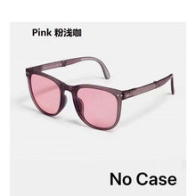 Load image into Gallery viewer, 2023  Folded sunglasses Light sunglasses Women  Sunglasses Small Frame Round Driving Retro Outdoor Glasses UV400