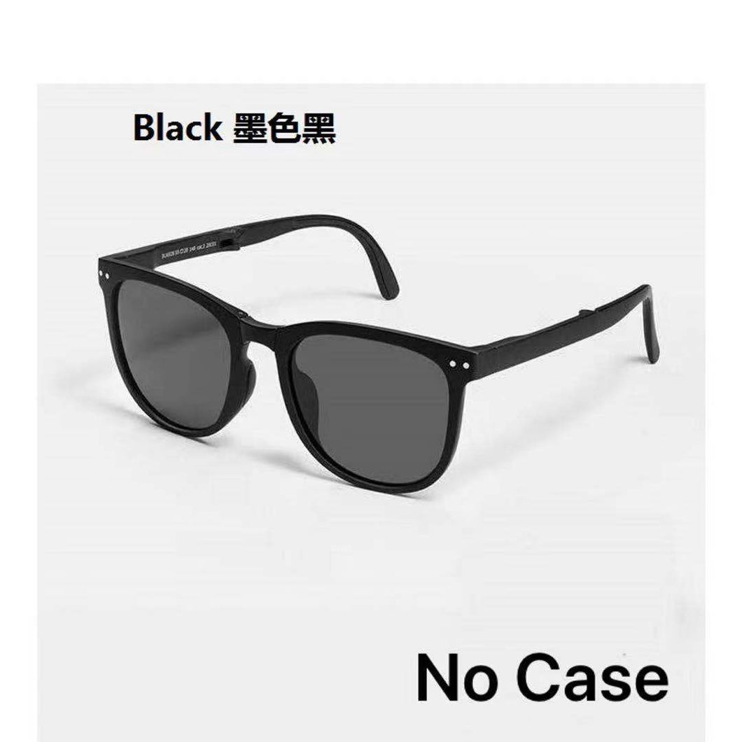 2023  Folded sunglasses Light sunglasses Women  Sunglasses Small Frame Round Driving Retro Outdoor Glasses UV400