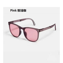 Carica l&#39;immagine nel visualizzatore di Gallery, 2023  Folded sunglasses Light sunglasses Women  Sunglasses Small Frame Round Driving Retro Outdoor Glasses UV400