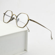 Load image into Gallery viewer, 2023  Brand Titanium Glasses Frame Men Optical Myopia Prescription Eyeglasses Frame Women Ultralight Hexagon Eyewear
