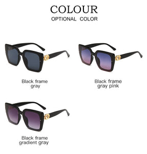 2022  anti ultraviolet Sunglasses g brand design network sunglasses  metal frame square Sunglasses UV400