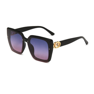 2022  anti ultraviolet Sunglasses g brand design network sunglasses  metal frame square Sunglasses UV400