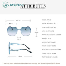 Load image into Gallery viewer, 2023 big box  trend sunglasses man travel photo glasses woman and man outdoor drive comfort wearing eyeglasses