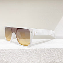 Load image into Gallery viewer, 2023 big oval frame leopard print white black women sunglasses 6867  men glasses anti UV400