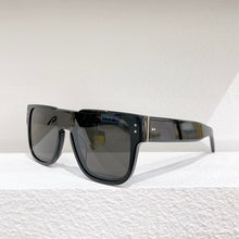 Load image into Gallery viewer, 2023 big oval frame leopard print white black women sunglasses 6867  men glasses anti UV400
