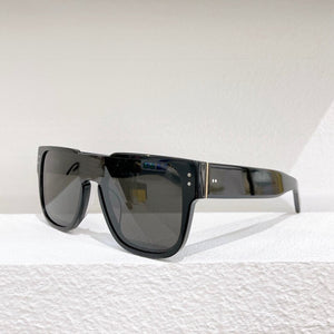 2023 big oval frame leopard print white black women sunglasses 6867  men glasses anti UV400