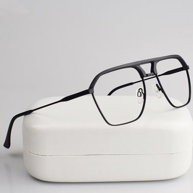 2023 black frame irregular myopia glasses for men
