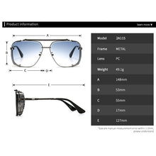 Load image into Gallery viewer, 2022  fashion sunglasses men ins style frameless trim square sunglasses men&#39;s trendy 3326 glasses