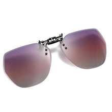 Load image into Gallery viewer, 2023 flip-up sunglasses polarized clip frameless polygonal male and female sunglasses clip colorful myopia clip
