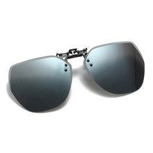 Load image into Gallery viewer, 2023 flip-up sunglasses polarized clip frameless polygonal male and female sunglasses clip colorful myopia clip