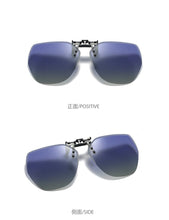 Load image into Gallery viewer, 2023 flip-up sunglasses polarized clip frameless polygonal male and female sunglasses clip colorful myopia clip