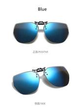 Load image into Gallery viewer, 2023 flip-up sunglasses polarized clip frameless polygonal male and female sunglasses clip colorful myopia clip