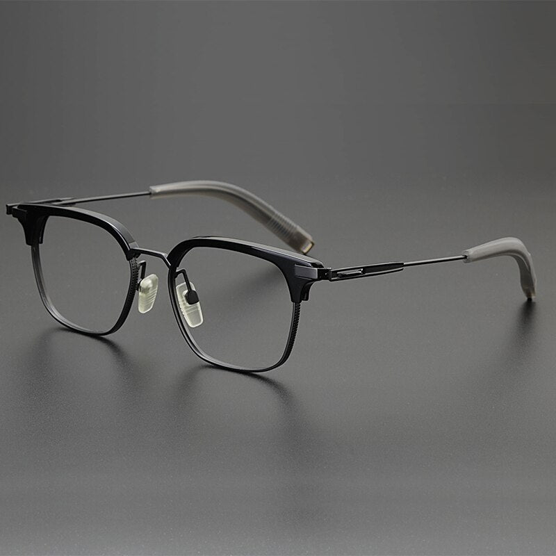 2022  glasses frame men woman square titanium top quality optical eyeglasses myopia reading prescription eyewear