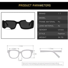 Carica l'immagine nel visualizzatore di Gallery, 2022 new men retro sunglasses men's fashion white sunglasses blue ladies sunglasses shadow retro white glasses