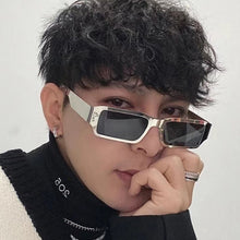Load image into Gallery viewer, 2023 steel frame  brand design men&#39;s Sunglasses European and American trend Street Photo women&#39;s Sunglasse