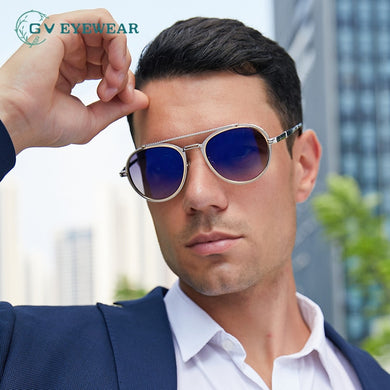 2023 style retro glasses men shade European and American steampunk style man trendy outdoor drive comfort sunglasses