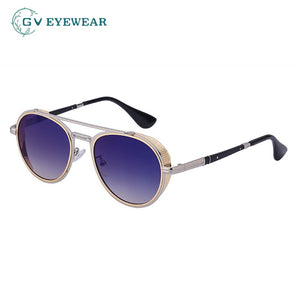 2023 style retro glasses men shade European and American steampunk style man trendy outdoor drive comfort sunglasses
