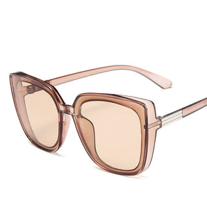 Occhiali da sole con montatura quadrata stile 2023 Occhiali da sole in stile europeo e americano, occhiali personalizzati in versione coreana a forma di occhio di gatto