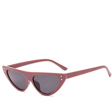 Load image into Gallery viewer, 2023 trend cat eye sunglasses rice nail triangle sunglasses anti-ultraviolet sunglasses metal hinge beach mirror